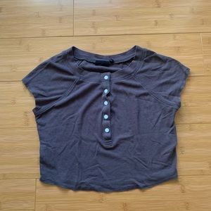 Out From Under Reina Raglan Henley T-Shirt